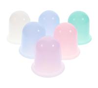 Homoyoyo 6 pièces Silicone Cupping Cups Set Anti-aging Body Massage Tool For Muscle Relaxation And Therapy Sous Vide Portable Multi-color Ventouses For Adults And Family Use