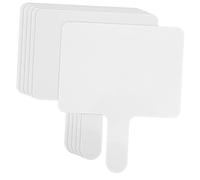 Homoyoyo 6 Pièces Tableau Effaçable Portable Bois Double Face de Paddles pour Étudiants Vote et Activités Pratique et