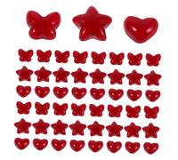 Homoyoyo 60 Pièces Décorations Formes de Cœur et Étoile Accessoires Mini pour Événements et Usage