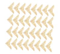 Homoyoyo 60 Pièces Lot de Protège Coins Vintage Doré pour Scrapbooking Albums Carnets et Menus Protection des Coins avec Design Rétro Décoratif