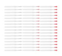 Homoyoyo 60 Pinceaux à Lèvres en Silicone avec Capuchon - Applicateurs Réutilisables pour Maquillage, 3 Couleurs, Lot de 60 Pièces - pour Rouge à Lèvres, Gloss et Retouches en Voyage