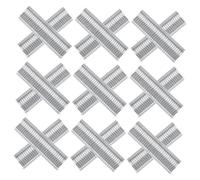 Homoyoyo 600 Pièces Kit de Pince à Anneau de Clou agrafes de Cage métallique Pinces à Fil métallique Clips de Fil de Cage agrafes de Grillage Acier à Faible teneur en Carbone