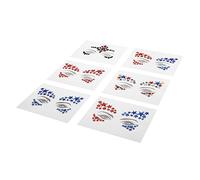 Homoyoyo 6feuilles Autocollants Étoiles à Cinq Branches Pour Visage Diy Strass Décoratifs Créatifs Autocollants Pours Yeux