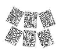Homoyoyo 6feuilles Stickers Muraux Alphabet Pour Chambre Autocollants Lettres Repositionnables Décoration Éducative Diy