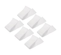 Homoyoyo 6pcs Brassards de Capitaine de Football Blanc en Nylon Élastique Ajustable Confortable pour Séances D'entraînement et Matchs de Club
