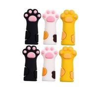 Homoyoyo 6pcs Capuchons de Protection en Silicone pour Ciseaux de Manucure Forme Patte de Chat Réutilisables et Pratiques pour Outils de Pédicure et Manucure