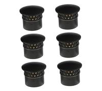Homoyoyo 6pièces Accessoires Pour Cuisinière à Cœurs De Brûleur Distributeurs De Feu Capuchons De Brûleur Pour Efficacité De Cuisson