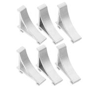 Homoyoyo 6pièces Clips Pour Étagères De Réfrigérateur De Réfrigérateur Alliage Aluminium Supports Étagère Pour Congélateur Et