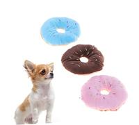 Homoyoyo 6pièces Jouet à Mâcher pour Chien Forme De Beignet Qui Couine Et Lot de Café Fraise Et Bleu