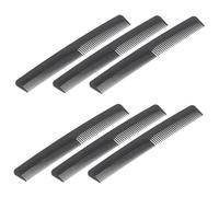 Homoyoyo 6pièces Lot de Peignes à Double Denture Plastique Brosse Ondulée pour Démêlage Facile Peigne de Coiffure pour Cheveux Fins et Raides