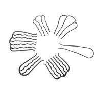 Homoyoyo 6pièces Peignes à Cheveux à Dents Fines Lot Pour Coiffure Et Fixation De Diadèmes Accessoires De Cheveux Pratiques Pour Femmes