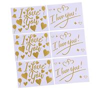 Homoyoyo 6pièces Stickers Muraux Décoratifs Pour Saint-valentin Autocollants De Ballons Pour Mariage Et Fête Décoration Romantique Et Pratique