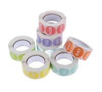Homoyoyo 7 rouleaux Étiquettes Autocollantes Jours de Semaine Colorées Adhésifs Pratiques pour et Organisation Cuisine Autocollants Auto-adhésifs Polyvalents pour Calendriers et