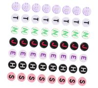 Homoyoyo 700 Pièces Perles Alphabet Acryliques Colorées Transparentes pour Bracelets DIY Perles Rondes Lettres Anglaises pour Garçon Fille Kit Créatif Éducatif pour Apprentissage et