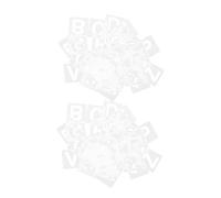Homoyoyo 72 Pièces Carte de pulvérisation alphanumérique petits pochoirs en plastique pochoirs de lettre de peinture en aérosol de traçage de lettres l'animal de compagnie blanche