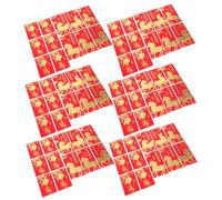 Homoyoyo 72 Pièces Pochettes Vietnamiens Zodiac Cheval pour Nouvel An Chinois Paquets Traditionnels pour Fête Du Printemps