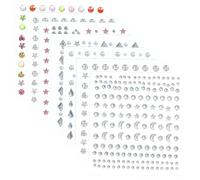Homoyoyo 7Feuilles Autocollants pour Visage Auto Adhésives Bijoux de Corps pour Maquillage Parfaits pour Festivals et Créations Artistiques