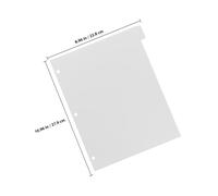 Homoyoyo 8 feuilles Intercalaires à Onglets Colorés Séparateurs de Classeur Détachables Pages de Diviseur Index pour Organisation Facile et Réorganisation Rapide