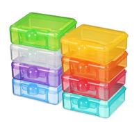 Homoyoyo 8 pièces Boîte Pilule Portable Compartiments Colorés Organiseur Compact pour Rangement Pratique pour Médicaments Hebdomadaires et Facile Accès