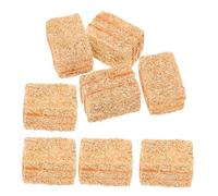 Homoyoyo 8 Pièces Décor Miniature de Meule de Foin Artificielle pour Maison de Poupée, Mini-Bottes de Paille en Matériau Naturel, Décor Automnal pour Scène de Ferme, Accessoire Extérieur