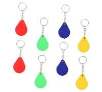 Homoyoyo 8 Pièces Loupe de Poche Pliable avec Porte Clés Loupe de Lecture Compacte et pour Cartes et Timbres Lentille Acrylique Protégée pour Seniors et Voyageurs