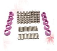 Homoyoyo 80 pièces Kit Consommables Plasma Cutter pour Torche et Embouts Résistants Chaleur Accessoires de Découpe Plasma Compatibles Cut