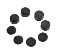 Homoyoyo 8pièces Capuchons Joystick Silicone Housse Protection Pouce Antidérapante Manette Gamepad Grips Hauteur Renforcée Pour Meilleure Expérience Gaming Noir
