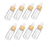 Homoyoyo 8pièces Flacon Verre Avec Pipette De Bouteilles De Rangement Pour Huiles Essentielles Rechargeables Et Idéales Pour Voyage