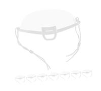 Homoyoyo 8pièces Transparent Réutilisable Pour Chefs Anti-salissures Et Anti-buée Pour Restauration Et Hôtellerie Confort Léger Et Ajustable