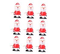 Homoyoyo 9 Pièces Jouets à Remonter Père Noël et Sautant Jouets Mécaniques de Noël pour Garçon Fille pour Fête et
