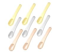 Homoyoyo 9 pièces Set de Spatules Cosmétique pour Crème Contour des Yeux Palette de Mélange Or et Rose