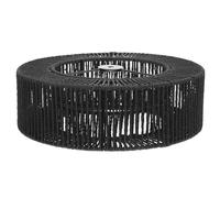 Homoyoyo Abat-jour Corde Papier Noir Tressé Style Mid-century pour Lampe Suspendue Diffuseur de Lumière Douce Léger et Facile à Installer pour Maison Restaurant