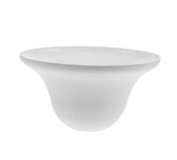 Homoyoyo Abat-jour en Plastique Blanc Design Unique Forme Chapeau Facile à Nettoyer Décor Simple et Moderne pour Lampe de Table Adapté aux Salons et Chambres