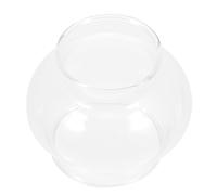 Homoyoyo Abat-Jour en Verre Artisanal pour Lampe à Pétrole Cache-Lampe à Huile Rétro Petit Modèle Grand Col Accessoire Décoratif pour Éclairage Intérieur Protection Lampe à Huile