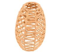 Homoyoyo Abat Jour Imitation Rotin Papier Tressé pour Suspension Style Chinois Diffuseur de Lumière Décoratif pour Salon