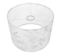 Homoyoyo Abat-jour Lin pour Lampe de Table et Lampadaire Couvre-lampe Cylindrique Tissu Remplacement Pratique pour Salon Chambre et Bureau