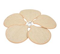 Homoyoyo Abat-Jour Suspendu en Tissu Kaki pour Lampe E27 Petit Abat-Jour de Pétale Kit D’Abat-Jour pour Plafonnier Adapté pour Lampes de Table Salon et Bureau Solide et Polyvalent