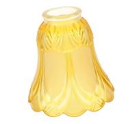 Homoyoyo Abat Jour Verre Transparent Élégant pour Lampes Couvre Lampe Chic pour Décoration Intérieure Compatible avec Plafonniers Lampadaires et Crée une Atmosphère Chaleureuse et Diffuse