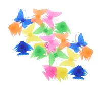 Homoyoyo Accessoires pour Rayons de Vélo Garçon et Filles 52pcs Clips Perles en Plastique Bleu Forme Aile et Poisson pour Roues, Visibilité Améliorée, Compatible Large, pour Balades du