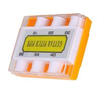 Homoyoyo Accordeur de Guitare Six Trous en Plastique, Tuner Portable et Pratique pour Guitare Folk, Correcteur de Tonalité Multifonction pour Réglage D’instruments de Musique, Accessoire