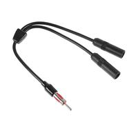 Homoyoyo Adaptateur Antenne Auto Mâle à Femelles Câble Prolongateur Stable pour Autoradio Voiture Remplacement Câble Antenne Défectueux