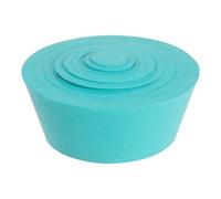 Homoyoyo Adaptateur de Filtre Conique en Caoutchouc Lisse pour Entonnoir de Laboratoire - Lot Multifonction 9 Pièces - Supports Étanches pour Filtration Chimique et Couleur Aléatoire