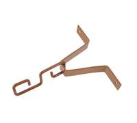 Homoyoyo Adaptateur de Gouttière Doré Forme de V Crochet pour Chaîne de Pluie Installation Facile sans Outil Compatible Plupart des Systèmes de Gouttières pour Usage Domestique et Jardin