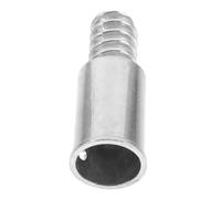 Homoyoyo Adaptateur de Manche Fileté Aluminium et Acier Inoxydable Embout Robuste pour Manche Métallique Accessoire de Réparation Balai Polyvalent