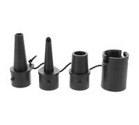 Homoyoyo Adaptateur Pompe à Air Multifonction 7 en Plastique Embouts de Remplacement pour Matelas Gonflable, Accessoires Portables pour Gonflage Rapide en Camping et Extérieur