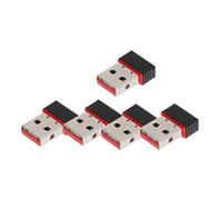 Homoyoyo Adaptateur USB sans Fil 150m 5pc WiFi Clé USB Forte Pénétration Murale et Longue Portée pour Ordinateur Portable et PC