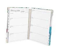 Homoyoyo Agenda Portable Semainier Carnet de Planification à Spirale Bloc Notes pour Organiser To Do Listes pour Étudiants Bureau et Maison
