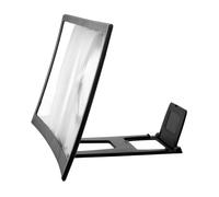 Homoyoyo Agrandisseur Écran pour Téléphone avec Surface Incurvée Loupe Écran De Téléphone pour Image Plus Large Et Nette Support Pliable pour Portabilité Facile