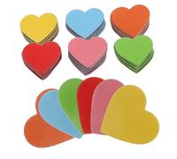 Homoyoyo Aimants De Réfrigérateur De Cœur 120 Pièces Multicolores, Caoutchouc Magnétique Réutilisable, Inscription Au Marqueur Effaçable, pour Casiers, Tableaux Blancs Et Salle De Classe