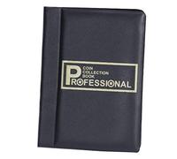 Homoyoyo Album de Collection de Pièces de Monnaie 120 Compartiments, Classeur Vertical Noir, Organisateur Solide pour Rangement et Exposition, pour Collectionneurs et Numismates,